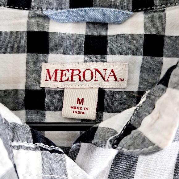 Merona Button Up Long Sleeve Checkered Shirt - Picture 3 of 7